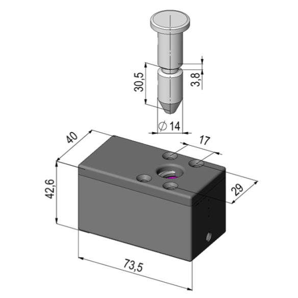 Zámek silový ERBI INTRA SAFE VO